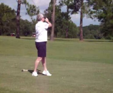 Lady Golfer on Tee at FSUPD Golf Tournament