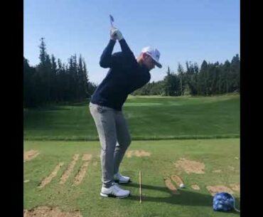 crazy golf moments [ #4 ] Tyrrell Hatton IRON golf swing slowmotion     | GOLF#SHORT