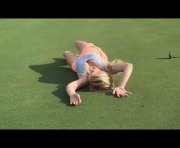 Paige spiracnac putting #golf #golftrickshot #putting #paigespiranac