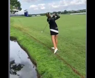 what a shot,,.,??? 👏👏👏  nelly korda  #golf #shorts #golfswing      | GOLF#SHORT      | GOLF#SHORT