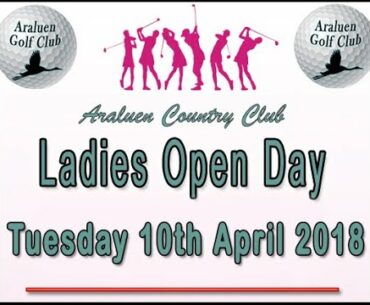 Ladies Open Golf Day Video 2018