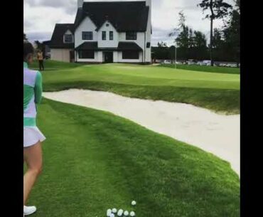 Golf swing baby 😍🥰🥰 #golfswing #golfbaby #golftrickshot #golfgirl
