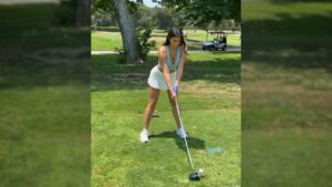 Amazing Golf Swing you need to see | Golf Girl awesome swing | Golf