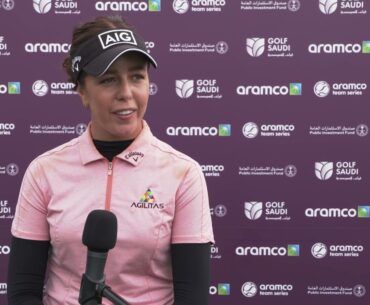 Ladies European Tour: Aramco Team Series (London) - Interview Georgia Hall Day 2