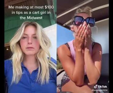 Beauty golfer stories ❤️❤️ #golf #shorts #golfcart