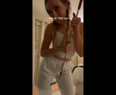 Beauty golfer stories ❤️❤️ #golf #shorts #golfgirl | GOLF#SHORT