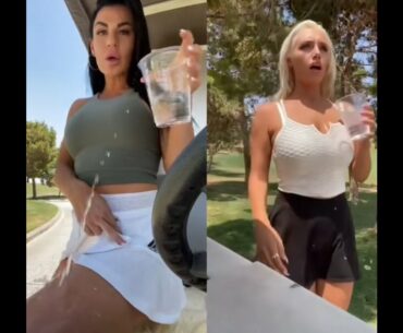 Beauty golf cart girl stories ❤️❤️ #golf #shorts #golfgirl      | GOLF#SHORT