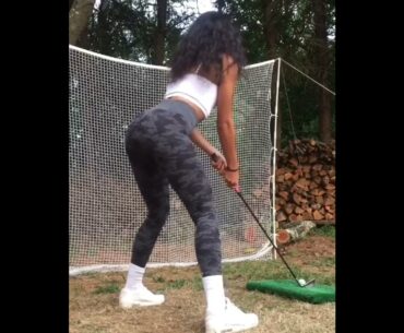 It’s not baseball. 😊   #golf #shorts #golfswing #golfbabes  | GOLF#SHORT