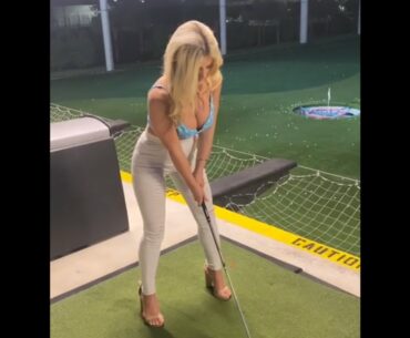 beauty golfer golf swing ❤️❤️ #golf #shorts #golfgirl      | GOLF#SHORT