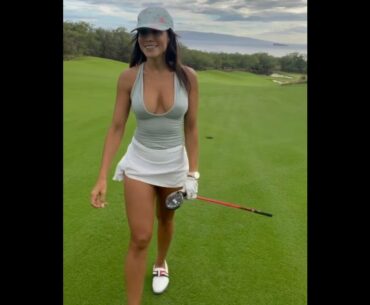 beauty golfer swing ❤️❤️ #golf #shorts #golfgirl      | GOLF#SHORT