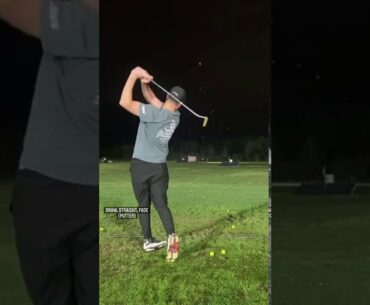 putter trick shot 180 yds 😫 #golfswing #short #putter #golftrickshot   | GOLF#SHORT
