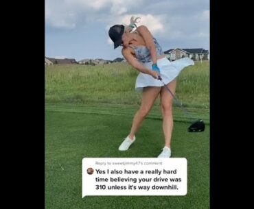 Paige Spiranac golf swing ❤️❤️ #golf #shorts #golfgirl      | GOLF#SHORT