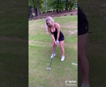 Help me improving my golf swing 🤪🤩🤩 #golf #golfbabes #golfswing #shorts
