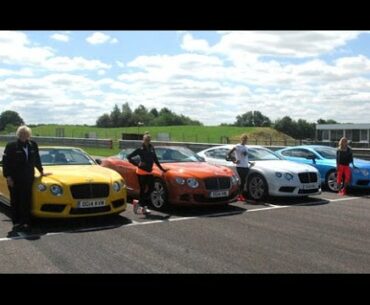 Laura Davies Wins The Ladies Pro Golfer Bentley Track Challenge