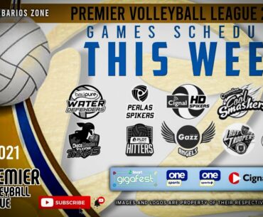 PVL 2021 OPEN CONFERENCE GAMES SCHEDULE THIS WEEK | JULY 19 to 25, 2021