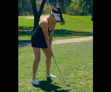 Beauty golfer golf swing .. so smooth ❤️❤️ #golf #shorts #golfgirl      | GOLF#SHORT