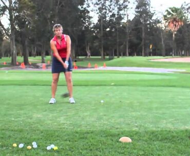 #26 The Lady Golf Teacher Web TV: How To Make Solid Contact with Driver