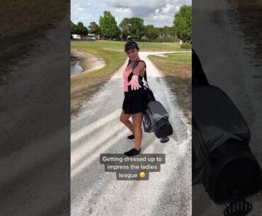 ⛳Golf Fashion Show! | Golf ladies  | Golf lady  | Golf Shorts | #Shorts