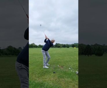Miles' Golf Swing - 20.06.21 - DL - 240FPS - 48* Wedge. Full speed. Spieth/Koepka release attempt.