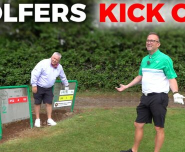 GOLFERS KICK OFF ON THE TEE BOX