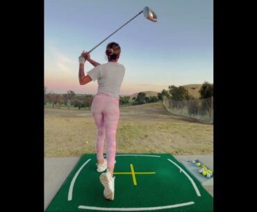 Beauty golfer driving .. swing so hot ❤️❤️ #golf #shorts #golfgirl      | GOLF#SHORT