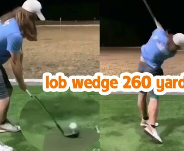 crazy golf moments [ #2 ] a lob wedge 260 yards.      | GOLF#SHORT
