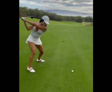 ⛳Watch my Swing!! | Golf ladies  | Golf lady  | Golf Shorts | #Shorts