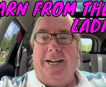 LETS WATCH THE LADIES PLAY GOLF ON TV AND LEARN FROM THEM