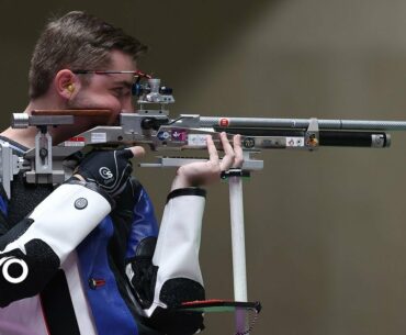 USA's Will Shaner wins gold in 10m air rifle, sets Olympic record | Tokyo Olympics | NBC Sports
