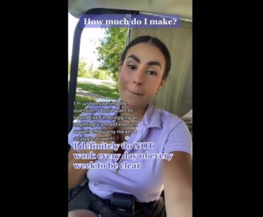 Beauty golf cart girl stories ❤️❤️ #golf #shorts #golfgirl      | GOLF#SHORT