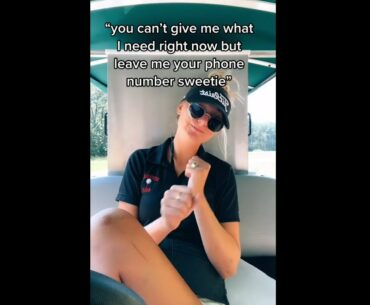 Beauty golf cart girl stories ❤️❤️ #golf #shorts #golfgirl      | GOLF#SHORT