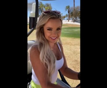 Golf babes, beauty caddie stories ❤️❤️ #golf #shorts #golfgirl      | GOLF#SHORT