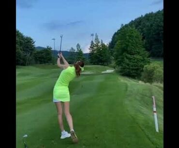 ⛳Go kyungmin Korean female Golfer! | Golf ladies  | Golf lady  | Golf Shorts | #Shorts