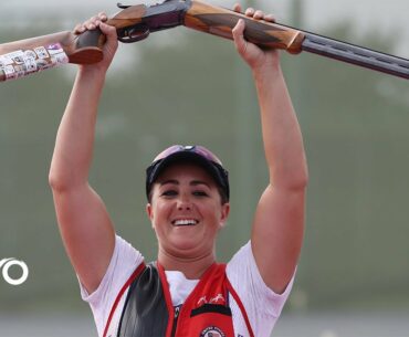 USA's Amber English knocks off reigning champ for skeet gold | Tokyo Olympics | NBC Sports