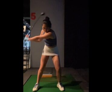 beauty golf girl tik tok #golf #shorts #golfgirl