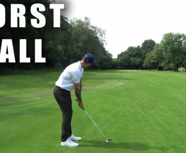 Playing 9 Holes with my Worst Tee Shot...