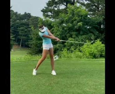 ⛳Look at me doing this Swing! | Golf ladies  | Golf lady  | Golf Shorts | #Shorts