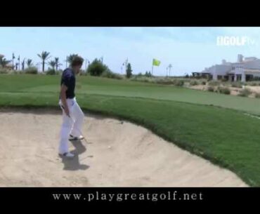 Golf Tips - How to Play the Plugged Bunker Shot