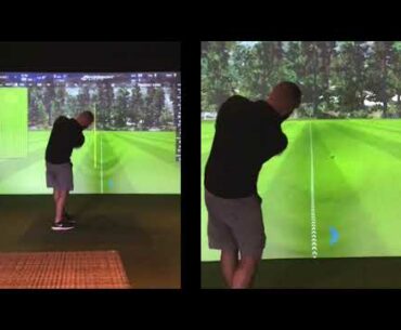 Posture and grip pressure changes to help backswing position