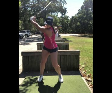 🏌🏻‍♀️ Feeling good. #golfshort #golfswing #shorts  #crazygolfmoments     | GOLF#SHORT