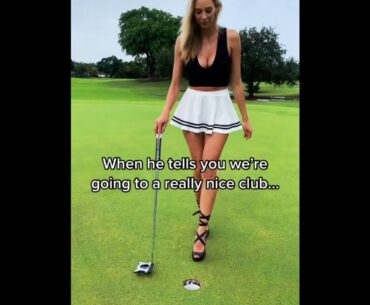 Beauty golfer golf swing. so special ❤️❤️ #golf #shorts #golfgirl      | GOLF#SHORT