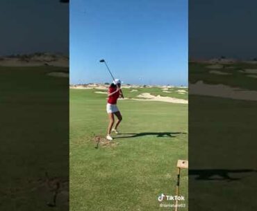 Crazy golf trick shot 👏👏 #golf #shorts