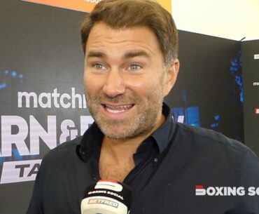 Eddie Hearn reacts to Alen Babic slap at weigh-in, calls for Khan-Benn/talks Joshua-Joyce mandatory