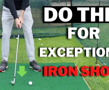 DO THIS Drill For Exceptional Golf Iron Shots (Hit Your Irons Pure And Straight)