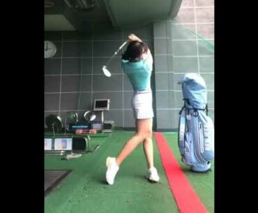 ⛳Lee Jihye Swing! | Golf ladies  | Golf lady  | Golf Shorts | #Shorts