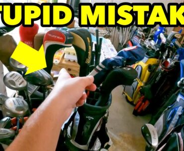 DON’T MAKE THIS STUPID MISTAKE BUYING GOLF CLUBS