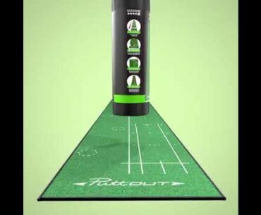 Dropped 3 strokes from my handicap in 90 days!  💪 ⁣PuttOut Pro Golf Putting Mat.