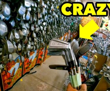 HE HAD OVER 5,000 GOLF CLUBS FOR SALE!!!