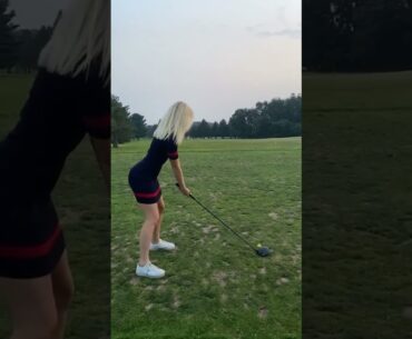 ⛳Party with Golf Swing! | Golf ladies  | Golf lady  | Golf Shorts | #Shorts