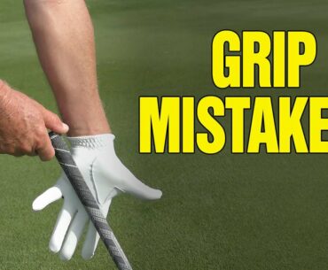 NEVER DO THIS ONE THING WHEN GRIPPING YOUR GOLF CLUB!!